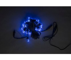 LED-2BLR-50CM-10M-240V-B, Белт-лайт с лампами, синий/черный пр.