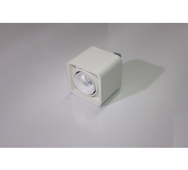 Потолочный накладной светильник SQUARE-OUT-01-WH-WW (теплый белый свет, белый корпус) 