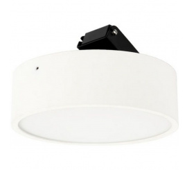 Потолочный накладной светильник ROUND-OUT-05-WH-WW (теплый белый свет, белый корпус) D260 поворотный