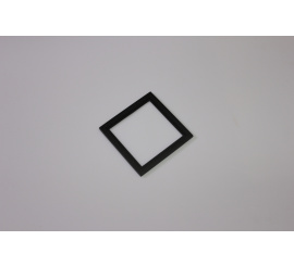 Декоративная одинарная рамка (черная) под светильник серии SQUARE-IN-01