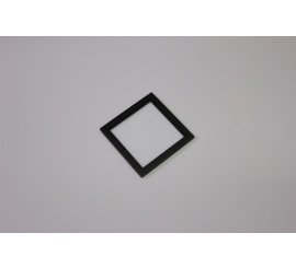 Декоративная одинарная рамка (черная) под светильник серии SQUARE-IN-01