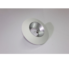 Накладное декоративное кольцо (белое/серебро) в светильник серии ROUND-OUT-02/03 and ROUND-IN-03/04