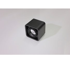 Потолочный накладной светильник SQUARE-OUT-01-BL-WW (теплый белый свет, черный корпус) 