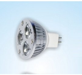 MR16-3-1W-R  LEd лампа, 12V