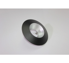 Накладное декоративное кольцо (черное/серебро) в светильник серии ROUND-OUT-02/03 and ROUND-IN-03/04