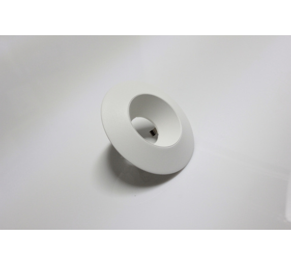 Накладное декоративное кольцо (белое/белое) в светильник серии ROUND-OUT-02/03 and ROUND-IN-03/04 фото 1