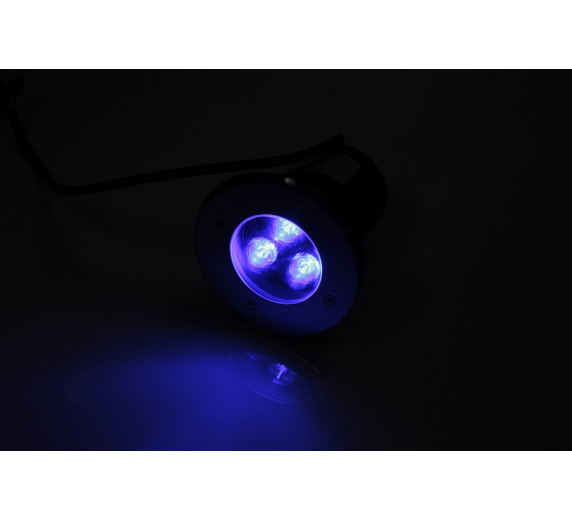 G-MD106-B грунтовой LED-свет синий D120, 3W, 12V фото 3