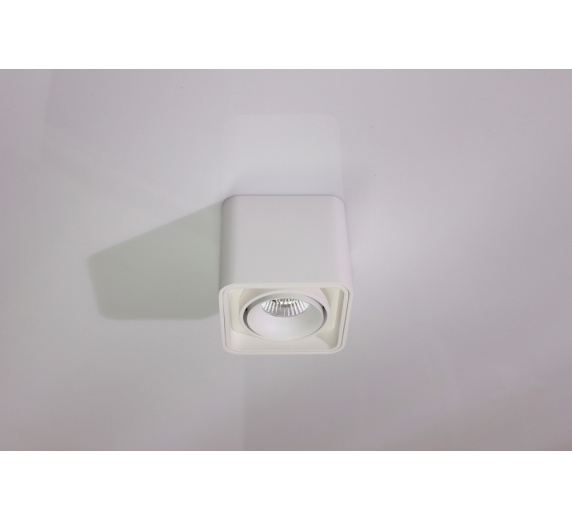 Потолочный накладной светильник SQUARE-OUT-01-WH-WW (теплый белый свет, белый корпус)  фото 2