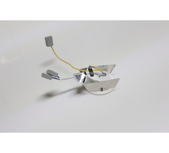 Настенный врезной светильник ROUND-WALL-01-WH-WW (теплый белый свет, белый корпус)  фото 2
