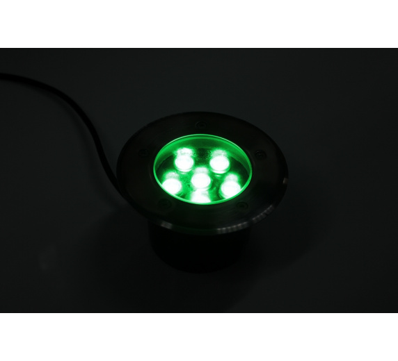 G-MD100-G грунтовой LED-свет зеленый D150, 6W, 12V фото 2