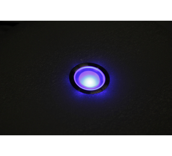 SC-B105B Blue LED floor light, круглый, 12V, IP67 фото 4