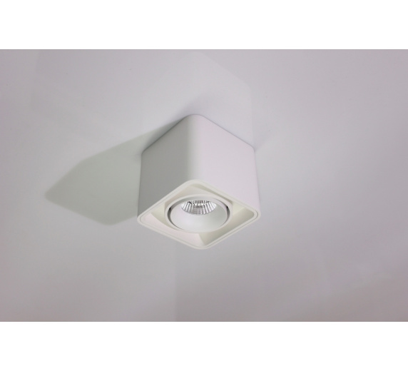 Потолочный накладной светильник SQUARE-OUT-01-WH-WW (теплый белый свет, белый корпус)  фото 3