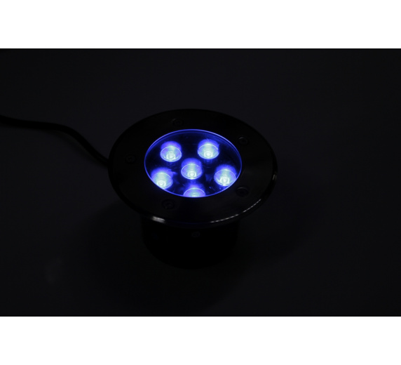 G-MD100-B грунтовой LED-свет синий D150, 6W, 12V фото 2