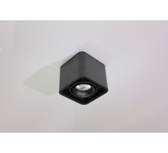 Потолочный накладной светильник SQUARE-OUT-01-BL-WW (теплый белый свет, черный корпус)  фото 3