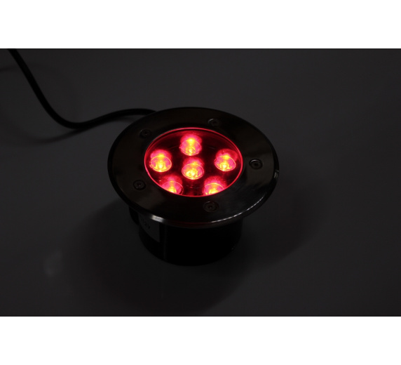 G-MD100-R грунтовой LED-свет красный D150, 6W, 12V фото 3
