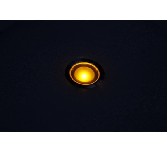 SC-B105B Yellow LED floor light, круглый,12V, IP67 фото 1