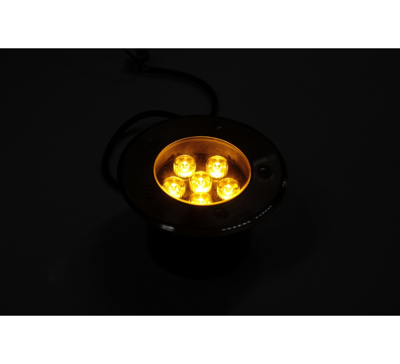 G-MD100-Y грунтовой LED-свет желтый D150, 6W, 12V фото 4