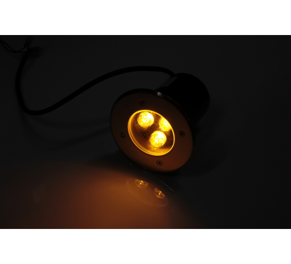 G-MD106-Y грунтовой LED-свет желтый D120, 3W, 12V фото 1