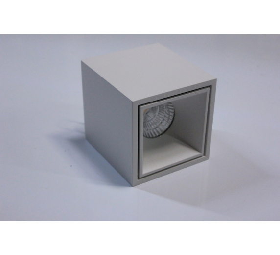 Потолочный накладной светильник SQUARE-OUT-01-1-WH-WW (теплый белый свет, белый корпус)  фото 2