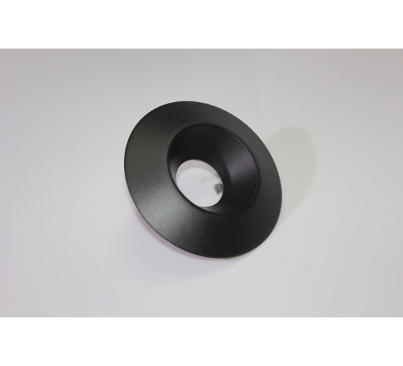 Накладное декоративное кольцо (черное/черное) в светильник серии ROUND-OUT-02/03 and ROUND-IN-03/04 фото 1