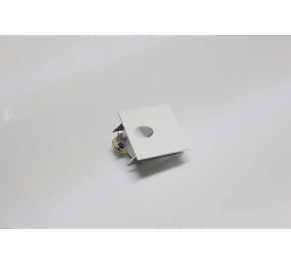 Настенный врезной светильник SQUARE-WALL-01-WH-WW (теплый белый свет, белый корпус)  фото 1