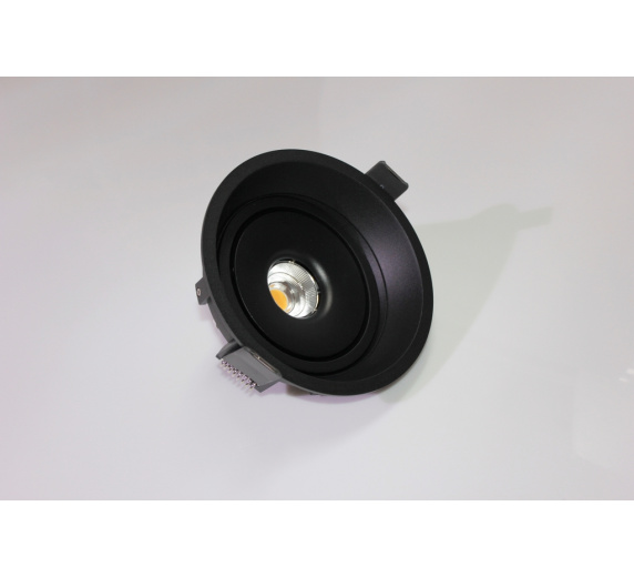 Накладное декоративное кольцо (черное) в светильник серии ROUND-OUT-02/03 and ROUND-IN-03/04 фото 6