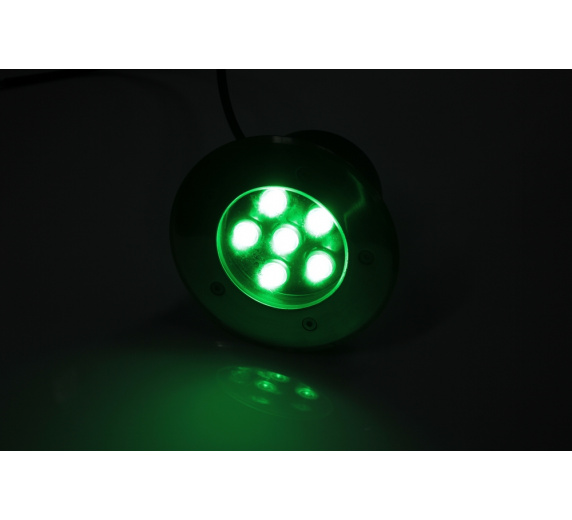 G-MD100-G грунтовой LED-свет зеленый D150, 6W, 12V фото 1