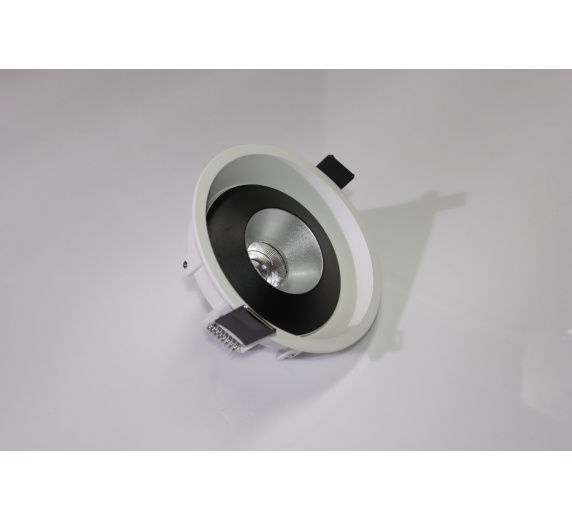 Накладное декоративное кольцо (черное/серебро) в светильник серии ROUND-OUT-02/03 and ROUND-IN-03/04 фото 8