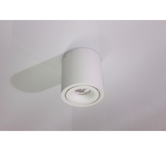 Потолочный накладной светильник ROUND-OUT-01-WH-WW (теплый белый свет, белый корпус)  фото 2