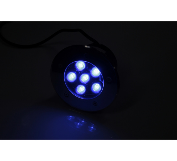 G-MD100-B грунтовой LED-свет синий D150, 6W, 12V фото 1